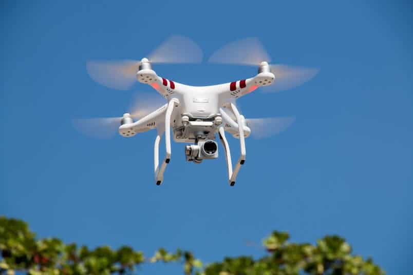 Drone op vakantie