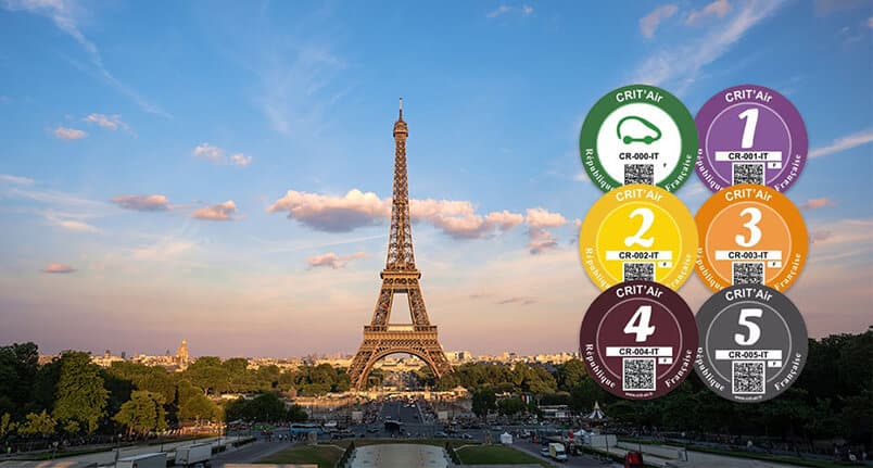 Franse milieustickers aanvragen