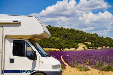 Camper in Frankrijk